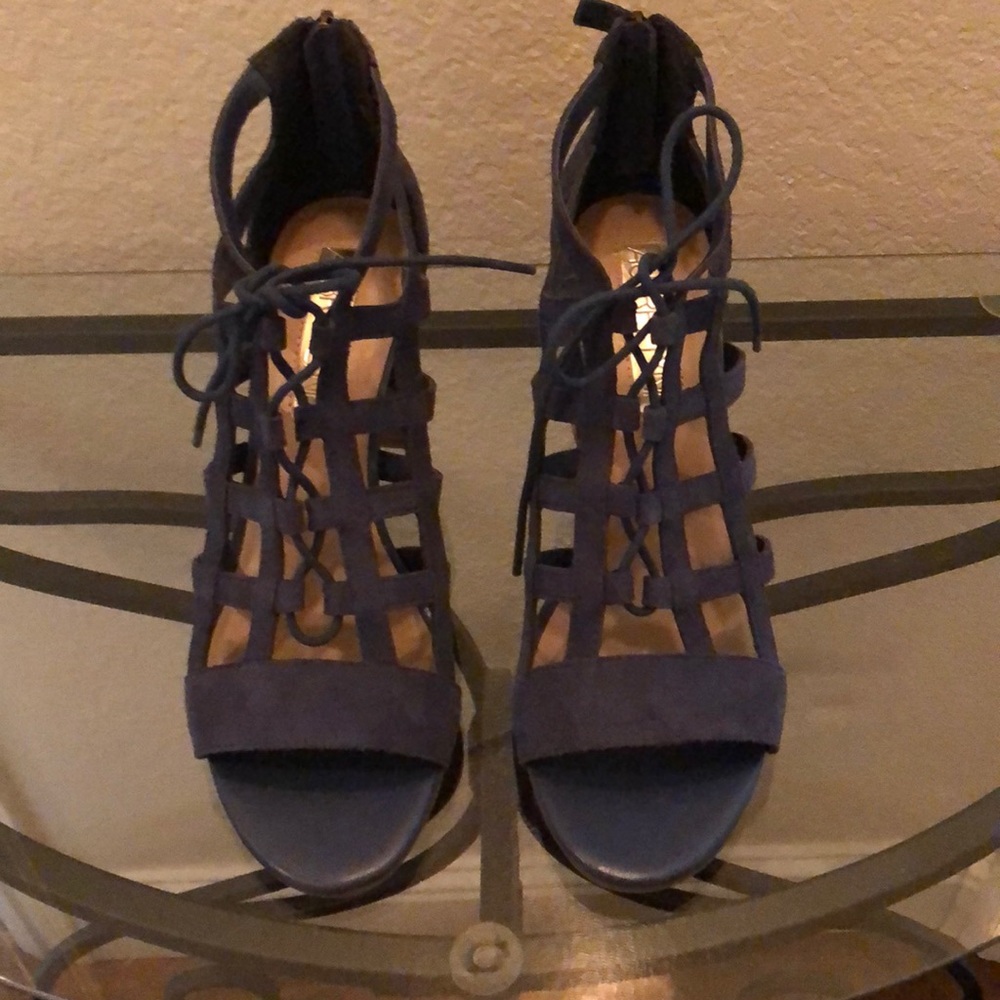 Dark blue shoes